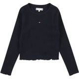 Tommy Hilfiger Longsleeve ESSENTIAL RIB Donkerblauw