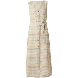 mazine Zomerjurk  beige / bruin / geel / wit