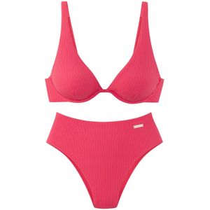 Look - Beugelbikini - Kreeft - Gestructureerd - Verwijderbare Softcups