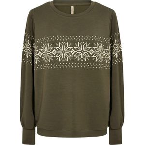 Soyaconcept Sweatshirt ' SC_BANU '  olijfgroen