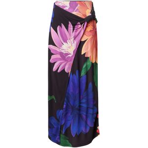 Ted Baker Rok  kobaltblauw / orchidee / koraal / zwart