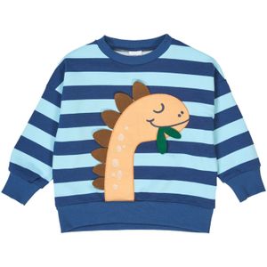 Fred's World by GREEN COTTON Sweatshirt  sand / lichtblauw / donkerblauw / bruin
