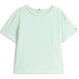 TOMMY HILFIGER Shirt  lichtgroen / wit