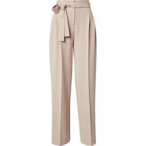 BOSS Bandplooibroek 'Tapiana'  lichtbeige