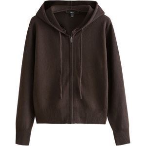 Next Gebreid vest  chocoladebruin