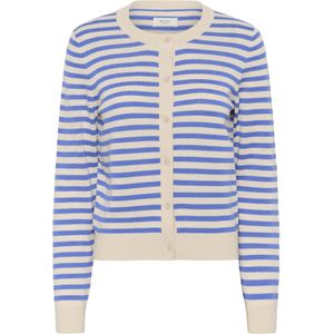 Part Two Gebreid vest 'Tanisha '  ecru / hemelsblauw