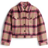 Tommy Jeans - Wollen Damesjack - Regular Fit - All-over Motief