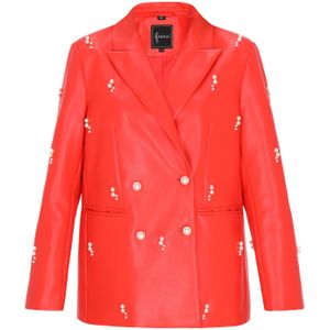 faina Blazers  knalrood / parelwit