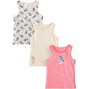 Next Top 'Bluey Vests'  ecru / hemelsblauw / lichtroze / zwart