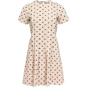 OBJECT Jurk 'OBJHAMA'  crème / zwart