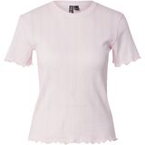 PIECES - Shirt - Rosa - T-shirt - Normale Pasvorm - Kwartmouw