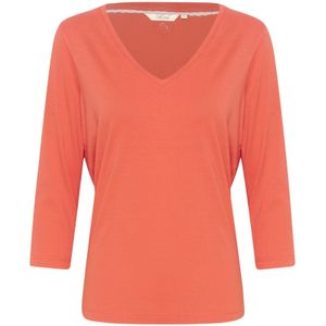 Cream Shirt 'Naia'  koraal