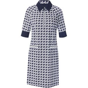 Marc Cain Jurk  marine / wit