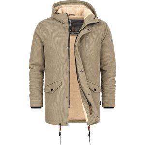 INDICODE JEANS Winterjas 'Ledley'  donkerbeige