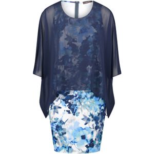 Vera Mont Jurk  nachtblauw / lichtblauw / wit