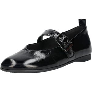 GABOR Ballerina met riempjes  zwart