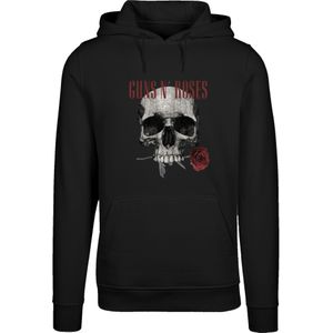 F4NT4STIC Sweatshirt 'Guns 'n' Roses'  grijs / bloedrood / zwart