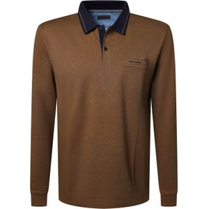 PIERRE CARDIN Shirt  navy / bruin