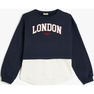 Koton Sweatshirt  navy / rood / wit