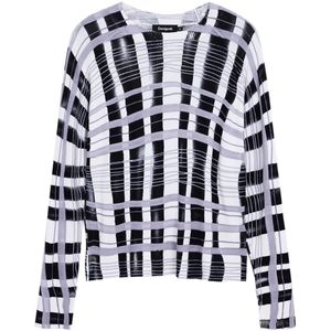 Desigual - Mikado - Trui - Sering - Zwart - Wit