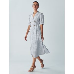 Willa Jurk 'Hampton'  grijs / wit