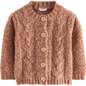 Next Gebreid vest  chocoladebruin
