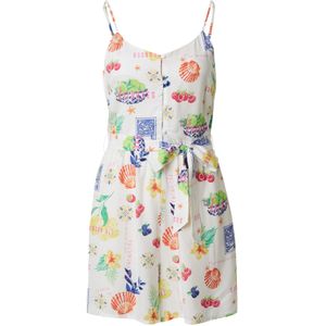 ONLY Jumpsuit 'ONLNOVA'  blauw / lichtgroen / oranjerood / wit