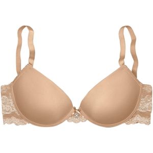 Push-Upbeha - Bessenrood - Microfiber - Elastische Bandjes