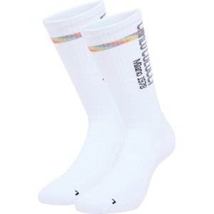 Carlo Colucci Sportsokken 'Dian'  antraciet / gemengde kleuren / wit