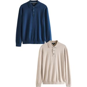 Next Shirt  beige / navy