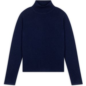 JUST CASHMERE Trui 'Ava'  donkerblauw