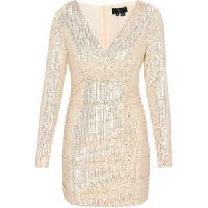 faina Cocktailjurk  goud / zilver