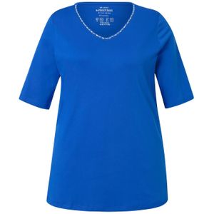 Ulla Popken Shirt  kobaltblauw