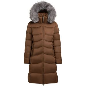khujo Wintermantel 'Akkie'  roestbruin