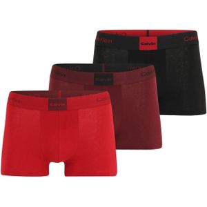 Calvin Klein Underwear Boxershorts  rood / wijnrood / zwart