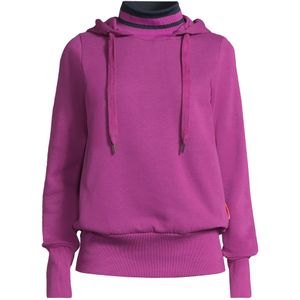 salzhaut - SÄLWE - Trui - Lila - Capuchon met Trekkoord