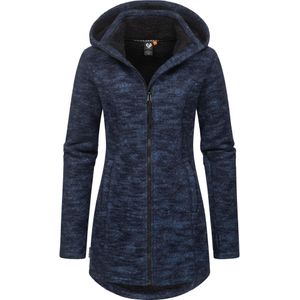 Ragwear Gebreid vest 'Leysha'  navy / zwart