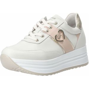 Nero Giardini Sneakers laag  goudgeel / poederroze / wit
