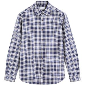 Scalpers Overhemd  blauw / wit