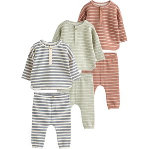 Next Set  navy / pastelgroen / pastelrood / wolwit