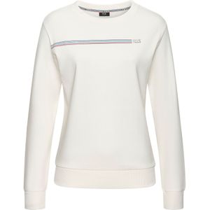 H.I.S - Sweatshirt - Ecru - Met Logoprint - Lange Mouwen