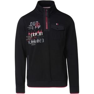 KOROSHI Sweatshirt  zilvergrijs / rood / zwart / wit