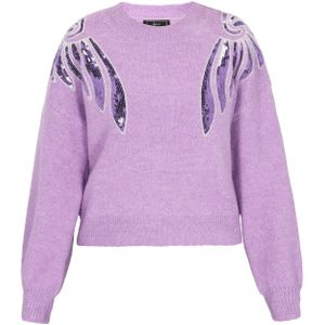 faina Trui  lila / zilver