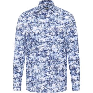 Eterna - Overhemd - Donkerblauw - MODERN FIT - NON IRON - Lange Mouwen