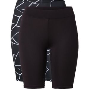 Urban Classics Leggings  antraciet / zwart / wit