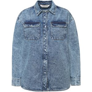 Studio Untold Blouse  blauw denim