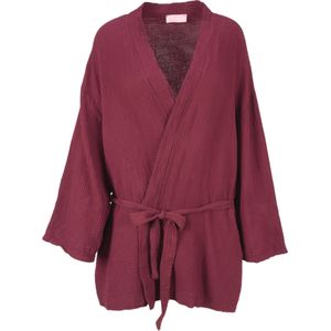 Seasons of April Kimono 'Kehlani'  bordeaux