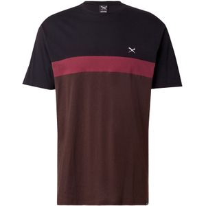 Iriedaily Shirt 'Court'  bruin / bourgogne / zwart