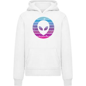 F4NT4STIC Sweatshirt 'Alien Kopf'  gemengde kleuren / wit