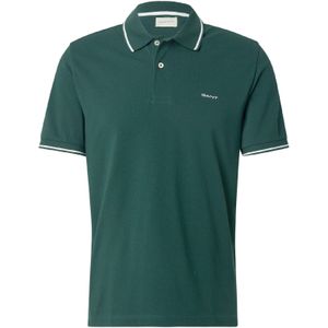 GANT Shirt 'Rugger'  smaragd / wit